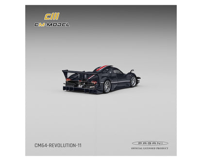 (PRE-ORDER 2026) Pagani Zonda Revolution fibre de carbone marine - CM Model 1:64 - CM64-REVOLUTION-11