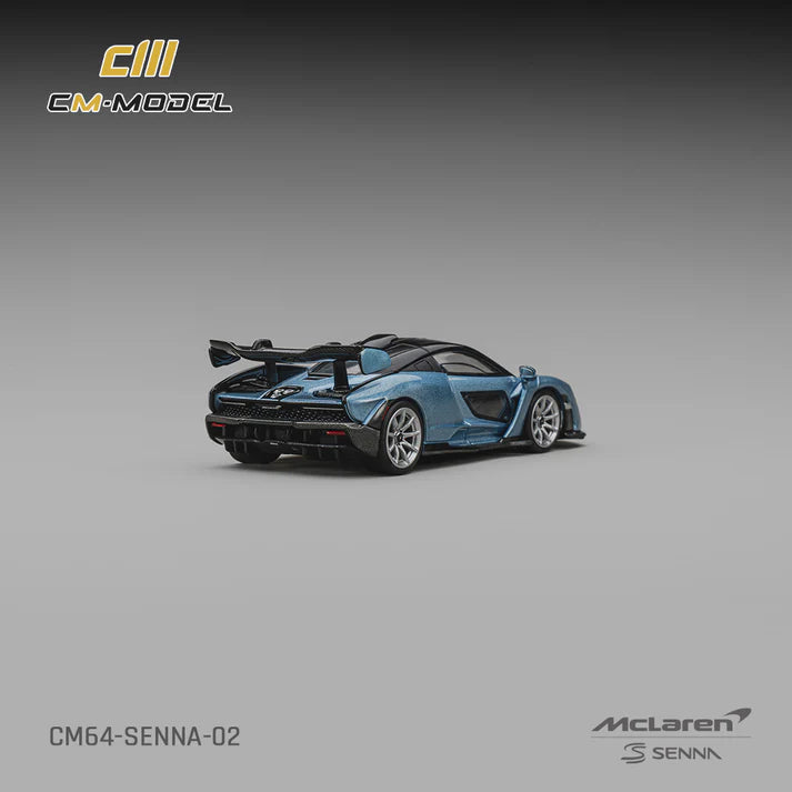 (PRE-ORDER 2026) McLaren Senna Ice Blue – CM Model 1:64 CM64-Senna-02
