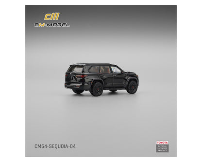 (PRE-ORDER 2026) Toyota Sequoia noir Midnight Black - CM Model 1:64 - CM64-SEQUOIA-04