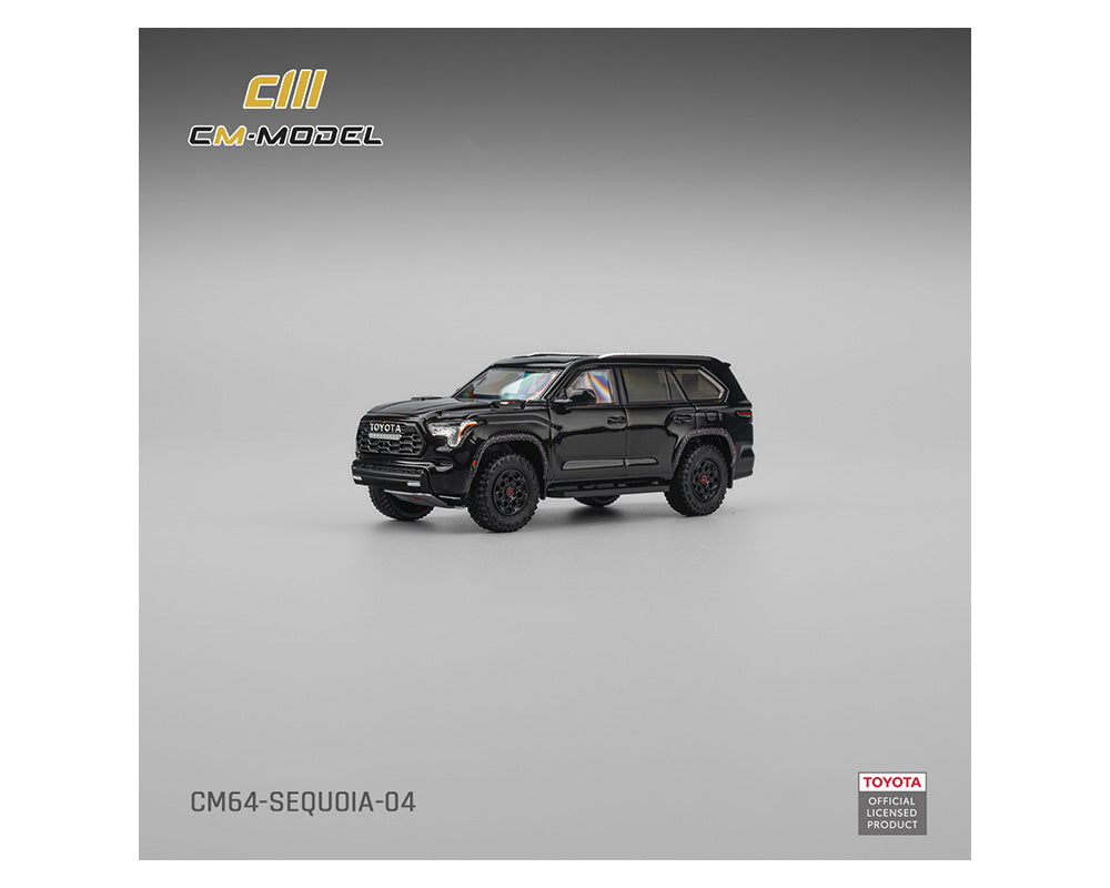 (PRE-ORDER 2026) Toyota Sequoia noir Midnight Black - CM Model 1:64 - CM64-SEQUOIA-04