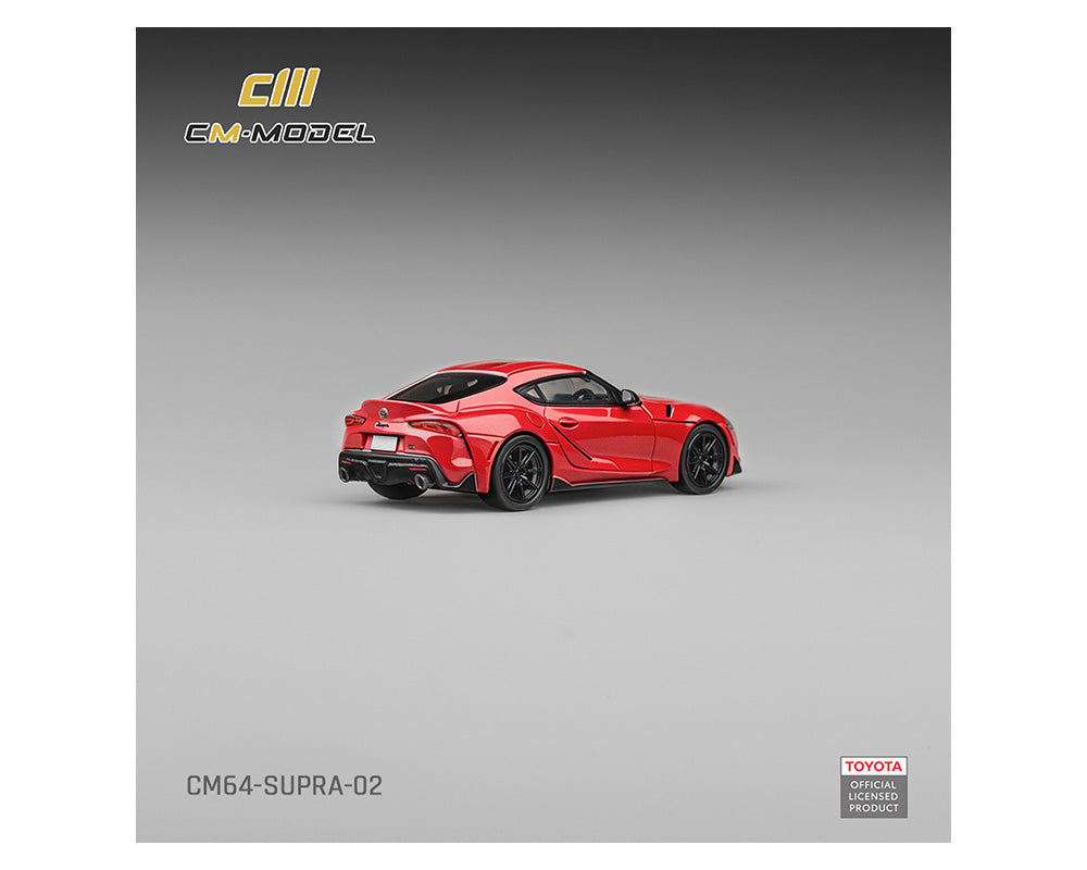 (PRE-ORDER 2026) CM Model 1:64 Toyota GR Supra Renaissance Red – Limited Edition (CM64-SUPRA-02)