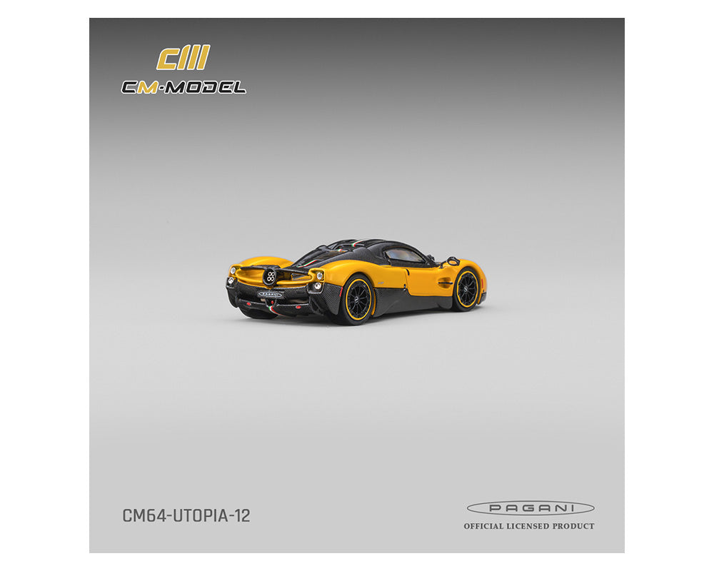 (PRE-ORDER 2026) Pagani Utopia Giallo Ginevra - CM Model 1:64 - CM64-UTOPIA-12