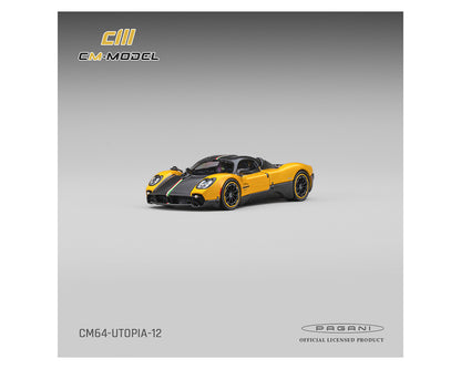 (PRE-ORDER 2026) Pagani Utopia Giallo Ginevra - CM Model 1:64 - CM64-UTOPIA-12