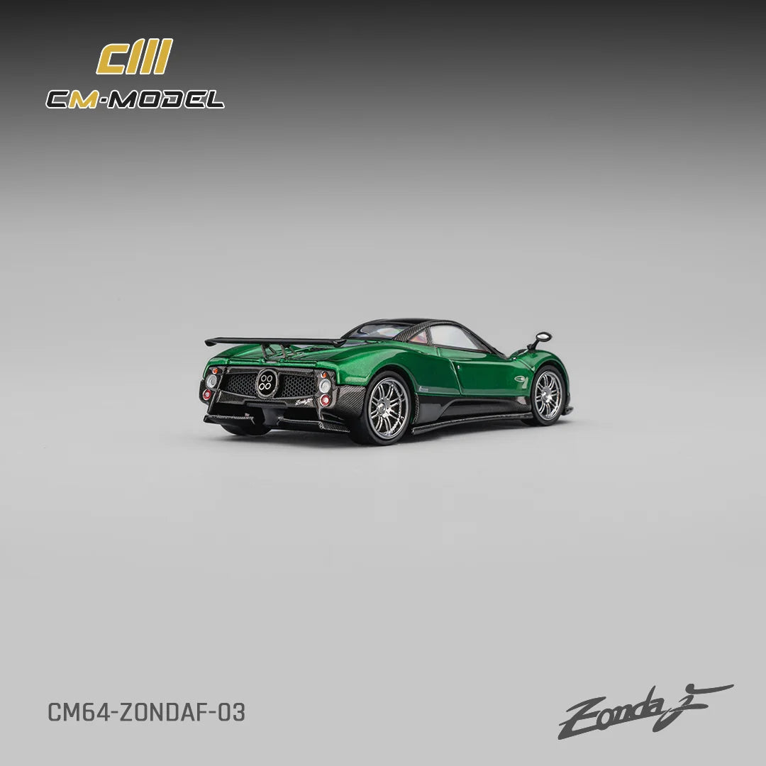 CM MODEL 1/64 Pagani ZondaF Metallic Emerald Green CM64-ZondaF-03