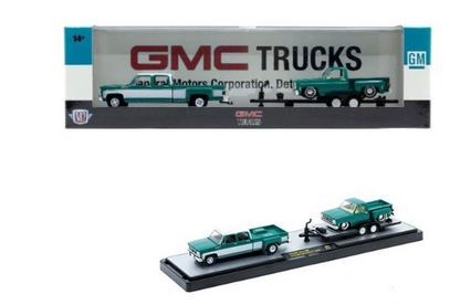 (M2 Machines-Auto-Haulers Release 88)-Chevy Truck and Trailer Duo 36000-88C
