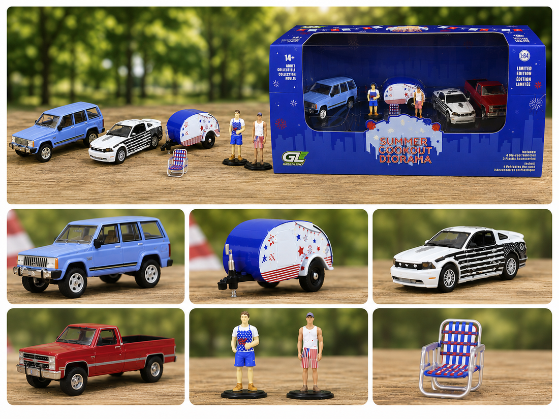 Multi-Car Dioramas - Summer Cookout