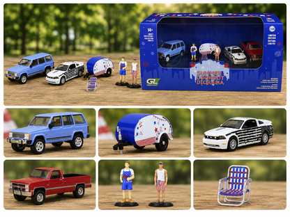 Multi-Car Dioramas - Summer Cookout