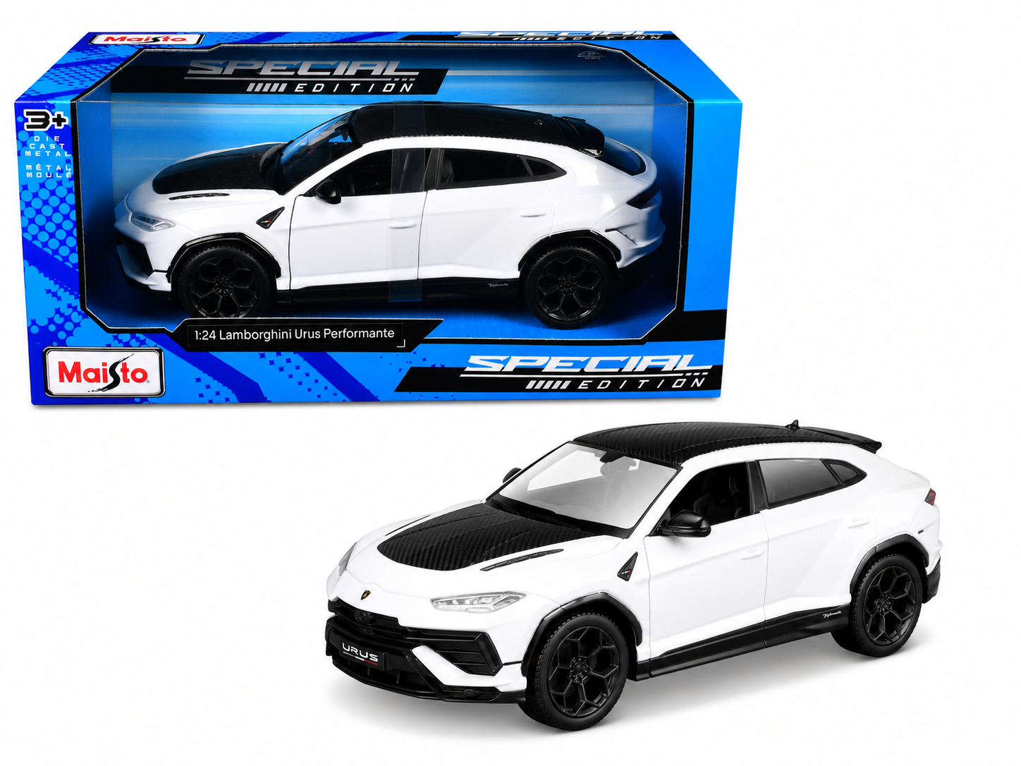 Maisto 1:24 Lamborghini Urus Performante – Blanc – Special Edition – 32928WH