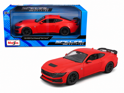 Maisto 1:24 Ford Mustang Dark Horse 2024 – Rouge – Special Edition – 32925RD