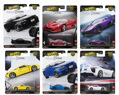 (Limit 1 per customer) Hot Wheels 1:64 Car Culture 2025 N Case – Timeless Icons Assortment BOÎTE SCELLÉ-Sealed Case (set of 10)  FPY86-961N-SEALED