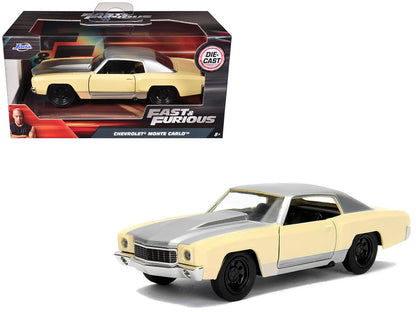 Jada 1:32 Chevrolet Monte Carlo 1971 de Sean – Jaune/Gris – Fast &amp; Furious: Tokyo Drift – JD99516
