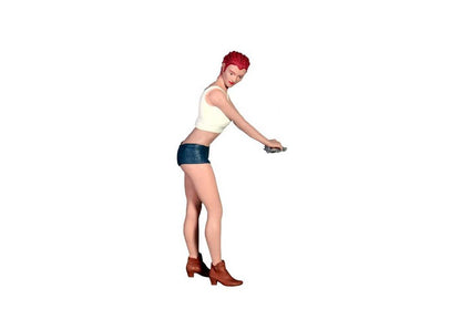 Figurine 1:18 - Car Washer Courtney (18016)