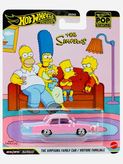 Hot Wheels The Simpsons Family Car Pop Culture S Case 2026 1:64 JHX09