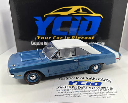 1970 DODGE DART SWINGER Vinyl Top/White Stripe (Limitée à 60 unités seulement-Limited to 60 units only)