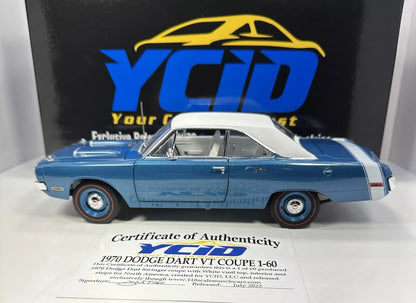 1970 DODGE DART SWINGER Vinyl Top/White Stripe (Limitée à 60 unités seulement-Limited to 60 units only)