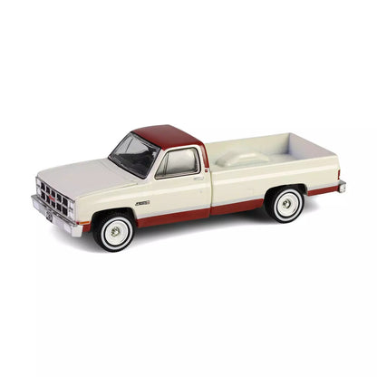 1981 GMC Sierra Classic K2500 Pickup Truck Beige and Dark Carmine Red