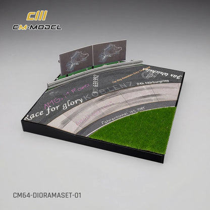 CM Model Diorama Set avec Pagani Zonda Revo 1:64 CM64-DIORAMASET-01