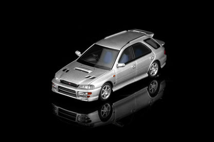 Motorhelix 1:64 Subaru Impreza Wagon WRX STi Ver. VI – Arctic Silver Metallic – M67103