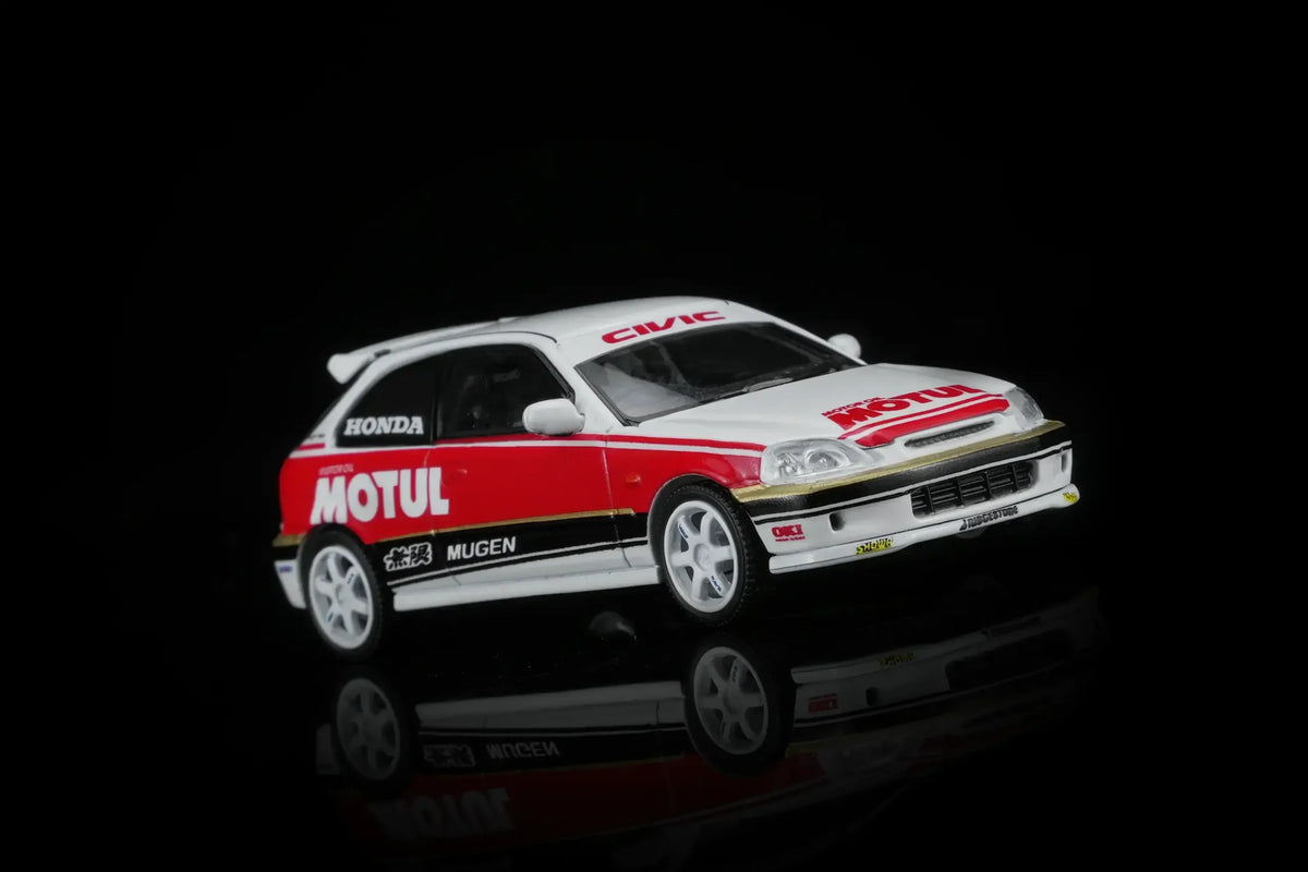 MOTORHELIX 1:64 Honda Civic Type R (EK9) Customized – Motul Livery – M65018