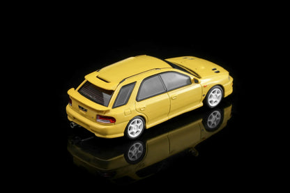 Motorhelix 1:64 Subaru Impreza Wagon WRX STi Ver. VI – Cashmere Yellow – M67104