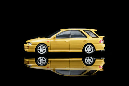 Motorhelix 1:64 Subaru Impreza Wagon WRX STi Ver. VI – Cashmere Yellow – M67104