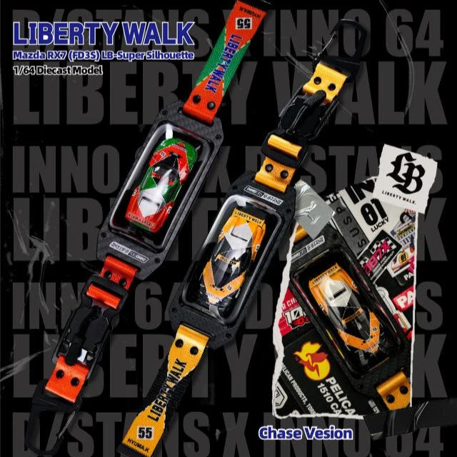(PRE-ORDER 2026) Mazda RX-7 FD3S LB-Super Silhouette 1:64 – INNO64 x D/STANS IN64-DSTANDS-LB-FD3S