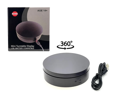 Mini Turntable Display 4.75″ – Black VOIR NOTE SEE NOTE
