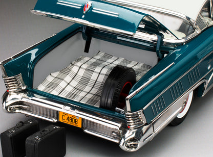 1958 Buick Limited Riviera Coupe (Glacier White / Dark Turquoise Poly)