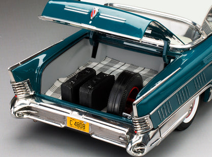 1958 Buick Limited Riviera Coupe (Glacier White / Dark Turquoise Poly)