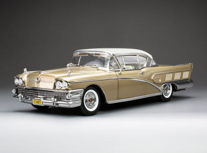 1958 Buick Limited Riviera Coupe – Glacier White / Gold Mist