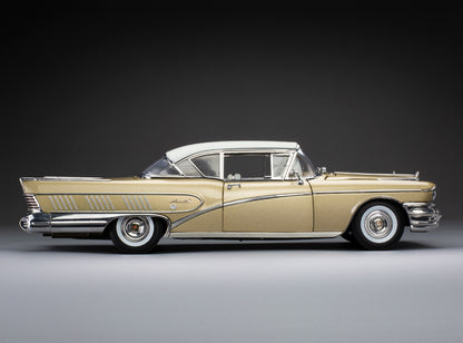 1958 Buick Limited Riviera Coupe – Glacier White / Gold Mist