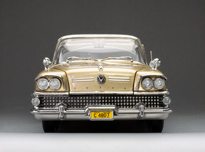 1958 Buick Limited Riviera Coupe – Glacier White / Gold Mist