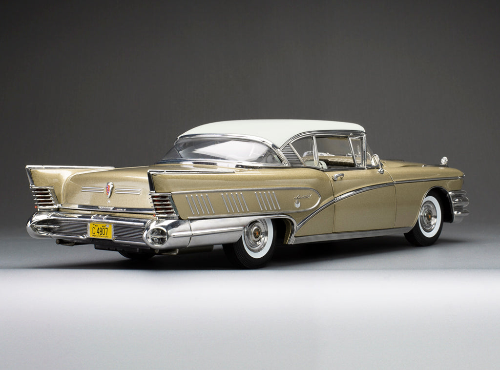 1958 Buick Limited Riviera Coupe – Glacier White / Gold Mist