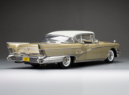 1958 Buick Limited Riviera Coupe – Glacier White / Gold Mist