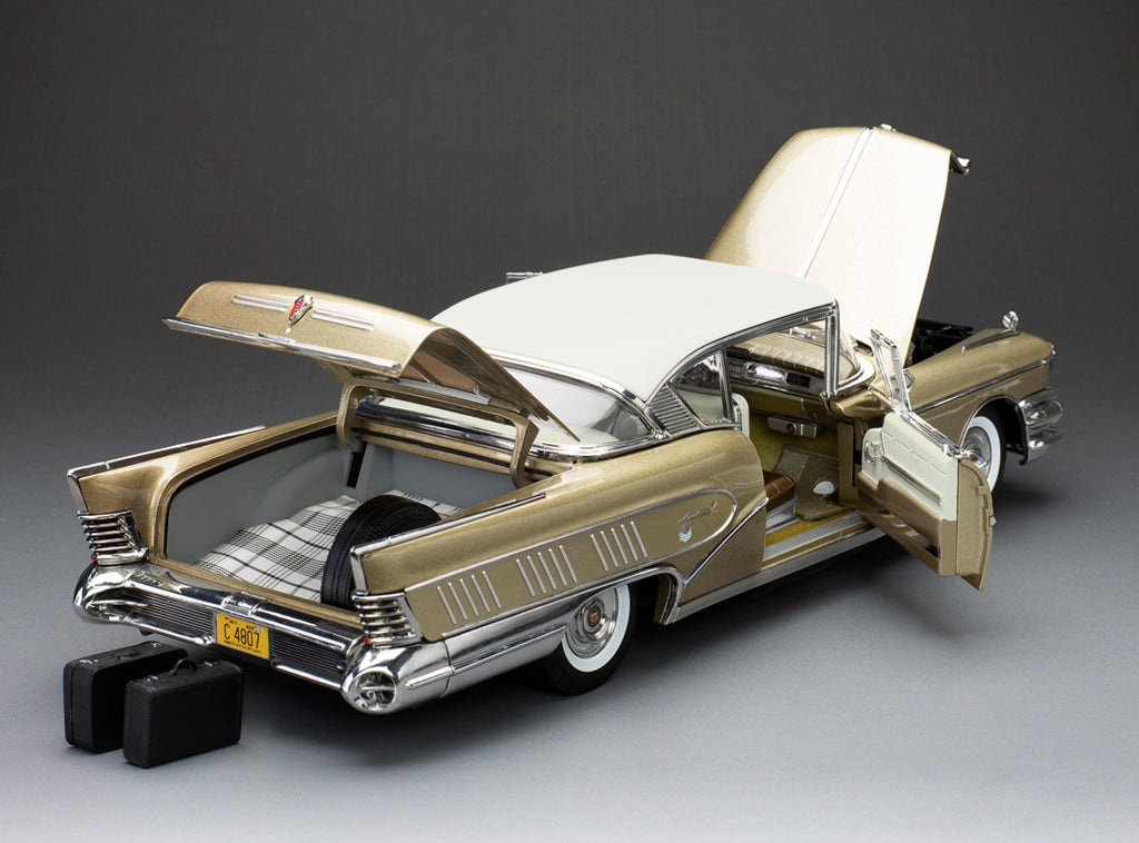 1958 Buick Limited Riviera Coupe – Glacier White / Gold Mist