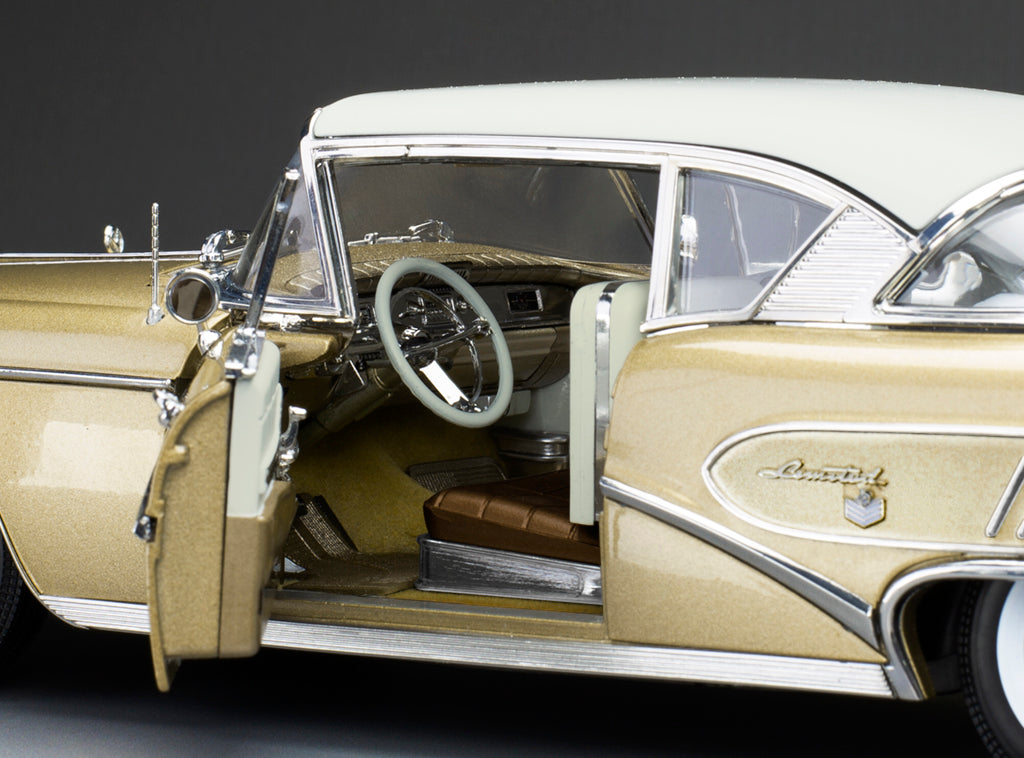 1958 Buick Limited Riviera Coupe – Glacier White / Gold Mist