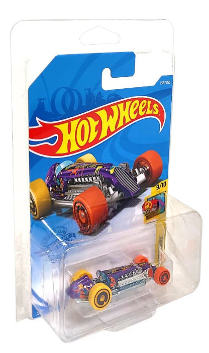 (1 BLISTER) Étui de protection EVORETRO Hot Wheels pour Mainline et Matchbox