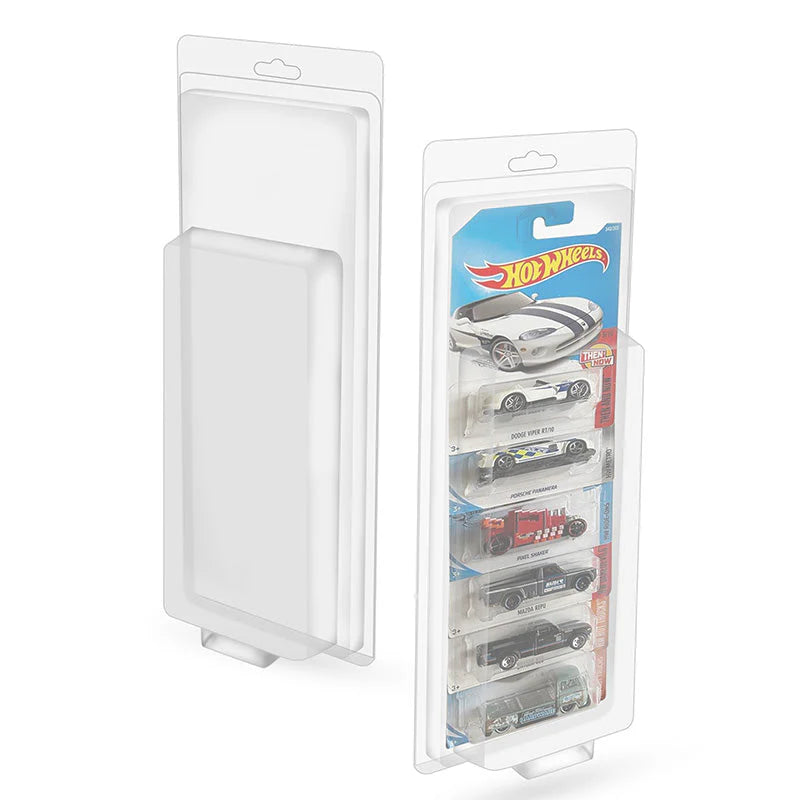 5 Cars Mainline Hot Wheels Blisters Protectors (Pack of 5)