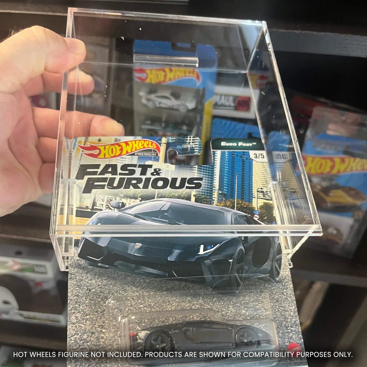 EVORETRO-Acrylic Protector Case for Hot Wheels Premium, Pack of 2