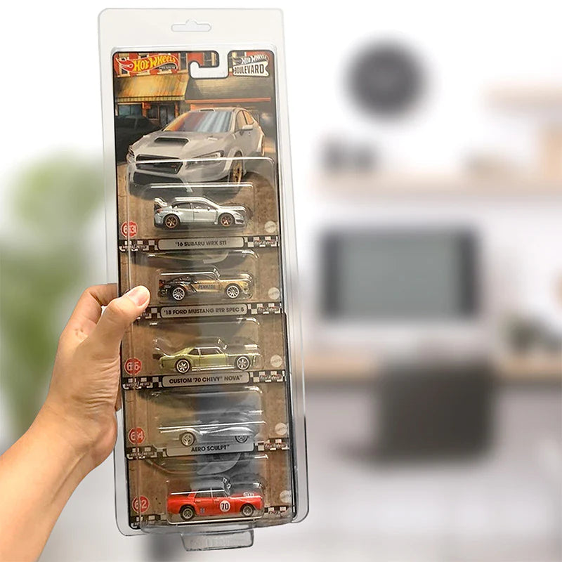 EvoRetro - Premium Hot Wheels 5-Car Protector (PACK OF 5)
