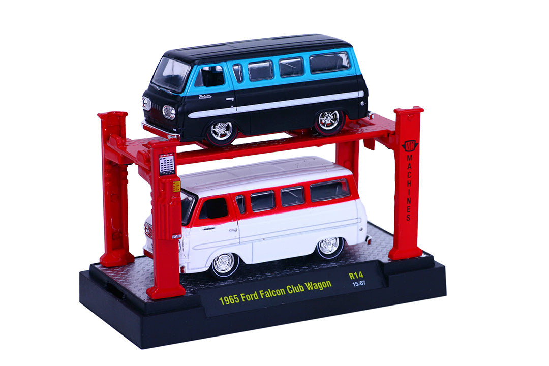 1965 Ford Falcon Club Wagon, (Échelle-Scale 1:64)