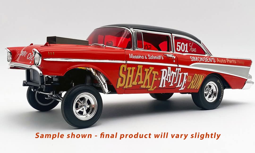 (PRE-ORDER, Q1, 2025) 1957 Chevrolet Bel Air Gasser - Shake Rattle &amp; Run Tribute