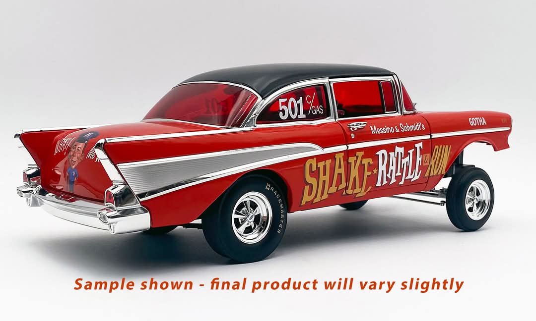 (PRE-ORDER, Q1, 2025) 1957 Chevrolet Bel Air Gasser - Shake Rattle &amp; Run Tribute