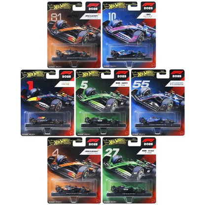 Hot Wheels 1:64 F1 2026 Racing Premium K Assortment Factory Sealed Case  (8pcs) HRV11-956K