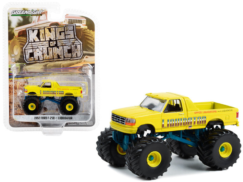 1992 Ford F-250 Monster Truck Yellow "Liquidator"