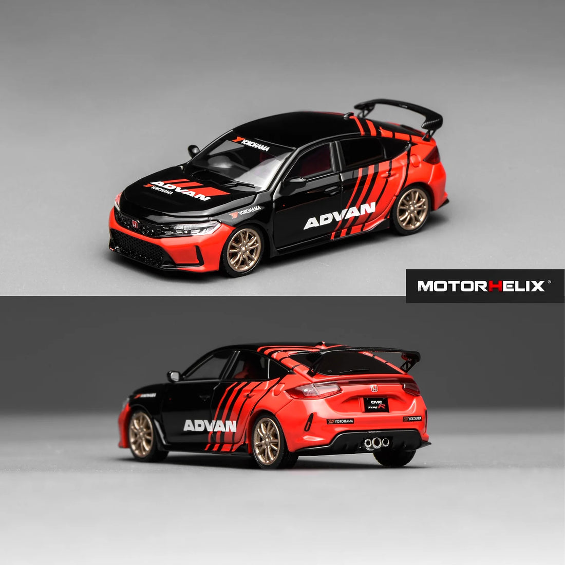 Motorhelix 1:64 Honda Civic Type R FL5 Advan with MF10 Wheels (M65341)