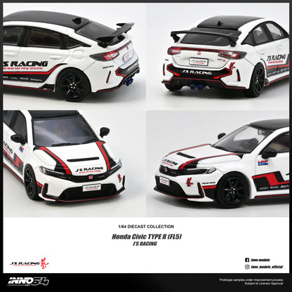 (PRE-ORDER 2026) Honda Civic Type R FL5 J’s Racing White INNO64 1:64 IN64-FL5JS-WHI