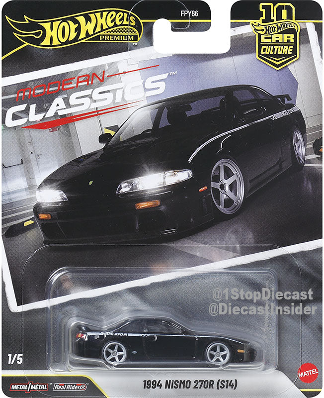Hot Wheels 1:64 Premium 2026-CAR CULTURE MODERN CLASSICS (5 Car Set) FPY86-961S-(5 CAR SET)