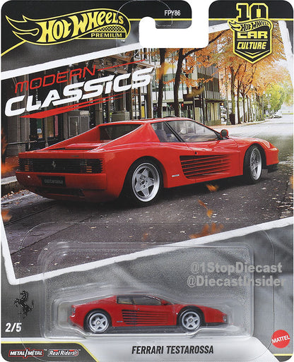 Hot Wheels 1:64 Premium 2026-CAR CULTURE MODERN CLASSICS (5 Car Set) FPY86-961S-(5 CAR SET)
