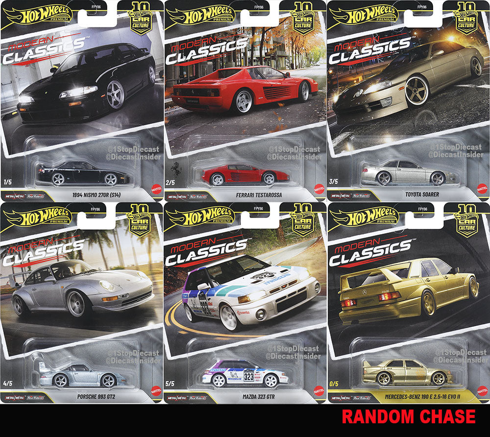 Hot Wheels 1:64 Premium 2026-CAR CULTURE MODERN CLASSICS SEALED